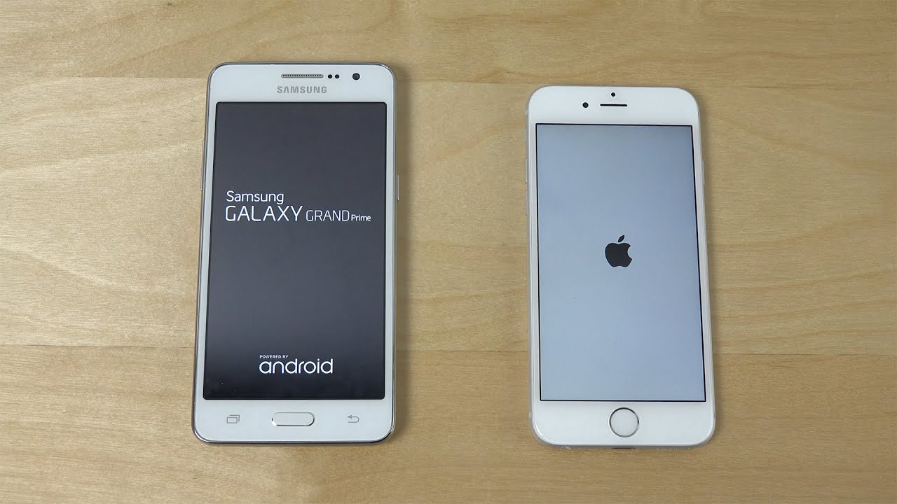 Samsung Galaxy Grand Prime vs. iPhone 6 - Which is Faster?