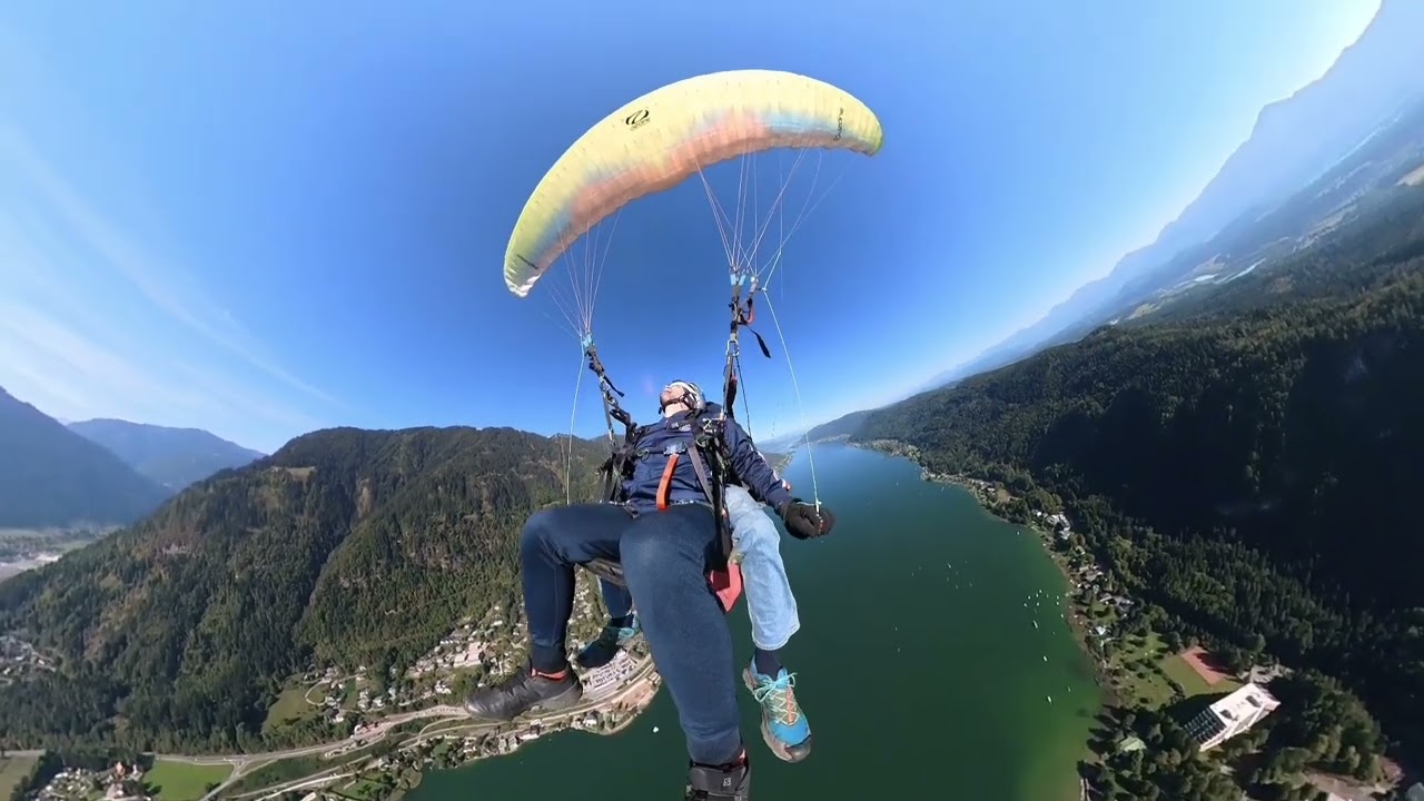 Instructional tandem flights at the Gerlitzen