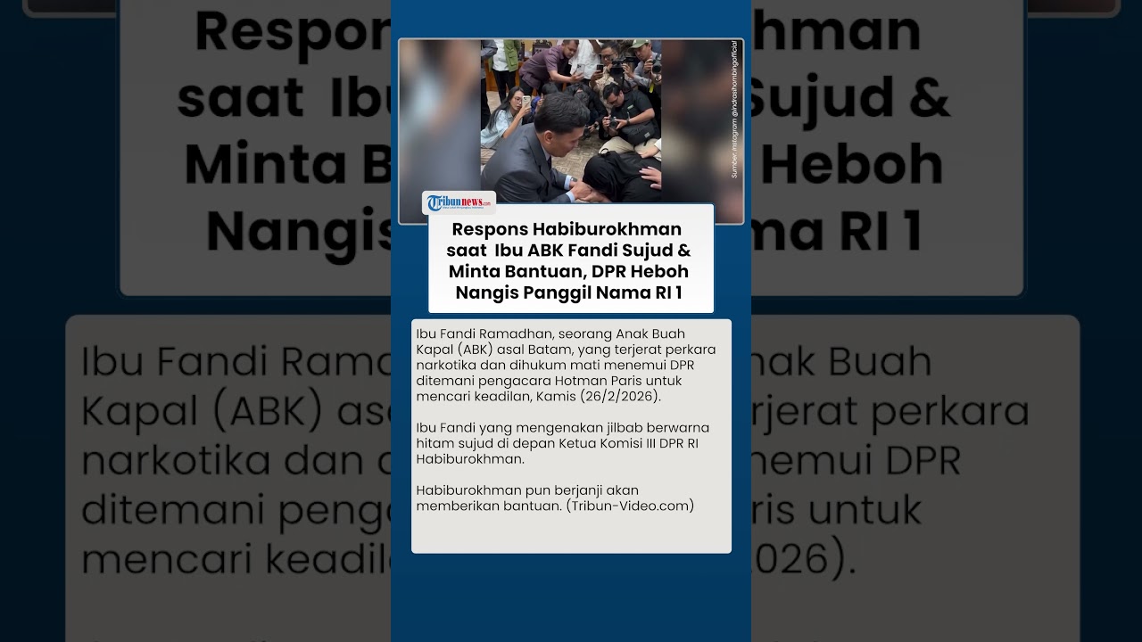 Respons Habiburokhman saat Ibu ABK Fandi Sujud dan Minta Bantuannya, Nangis Panggil Nama Prabowo