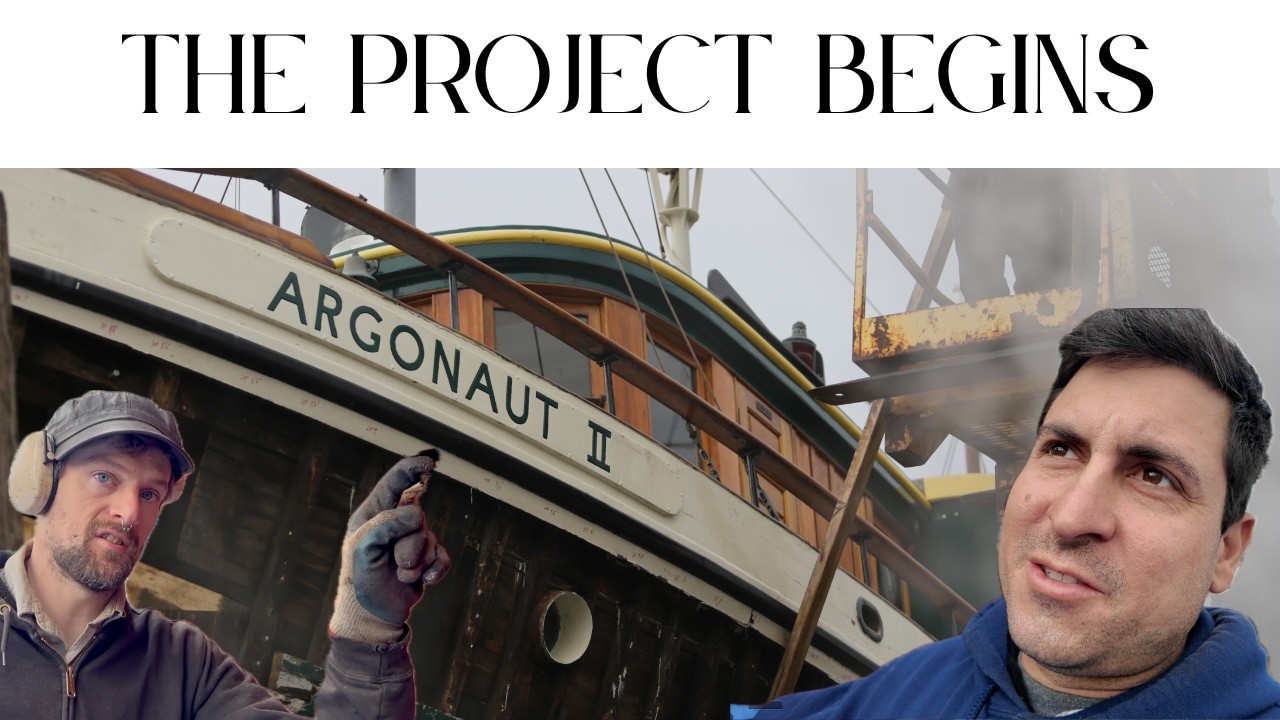 EP28: Ripping into 103-year-old planks! Haul out week one.
