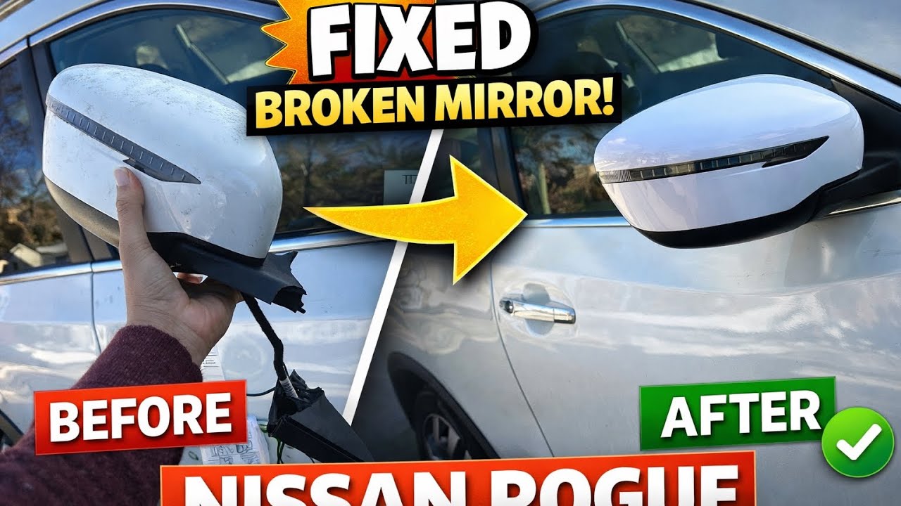  2014-2020Nissan Rogue Side Mirror Replacement – Step-by-Step Guide