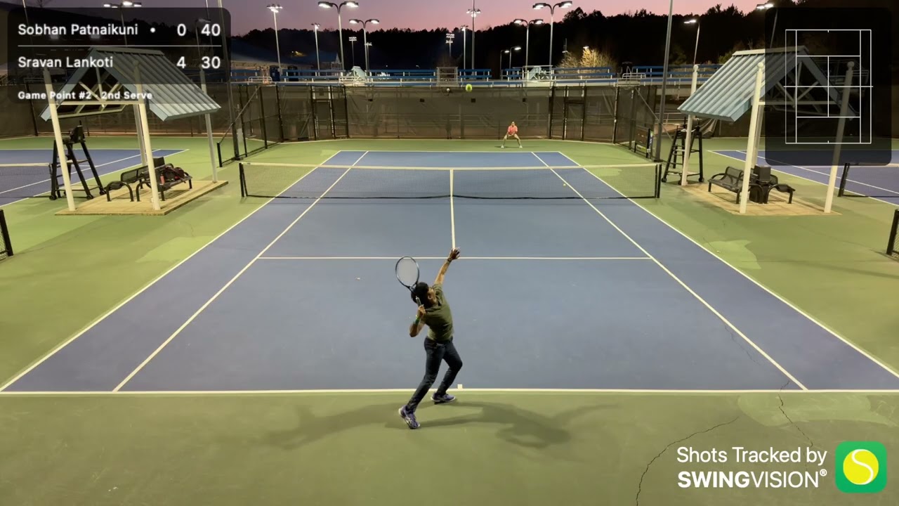 Sobhan vs Sravan tennis match on Jan 01st 2026 at CTP