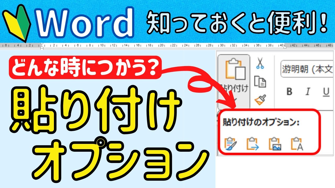 Word  貼り付けオプションの使い方