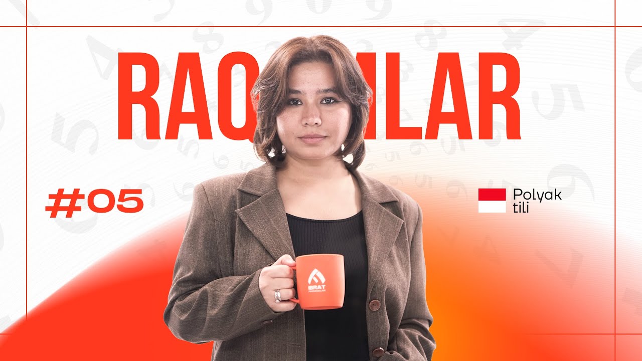 Raqamlar | 5-dars | Polyak tilini 0 dan o'rganish
