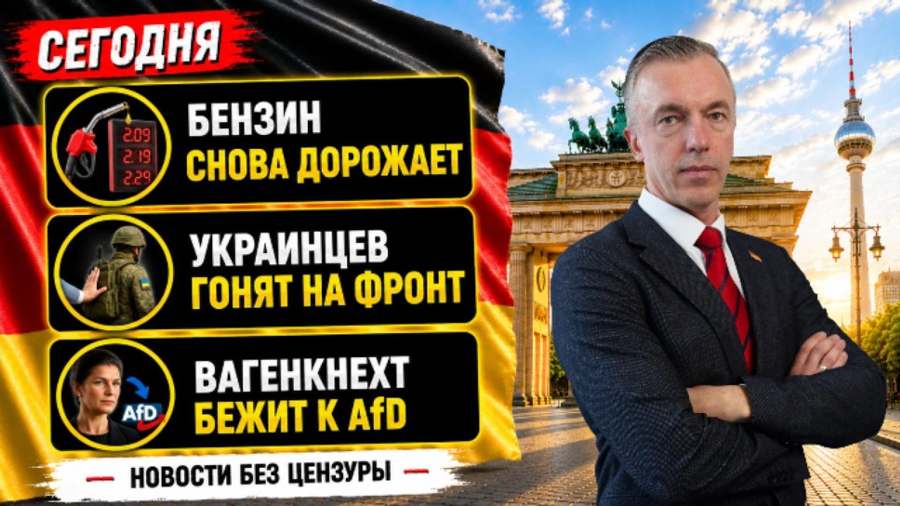 Бензин снова дорожает, украинцев гонят на фронт и Вагенкнехт бежит к AfD