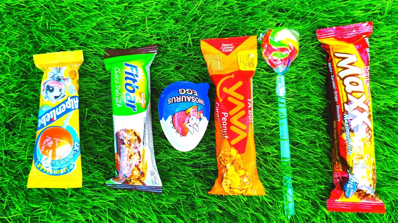 Satisfying Vidio ASMR Lollipos Candy And Giant Gummy Candy Cutting Vidio ASMR Opening Candy Vidio