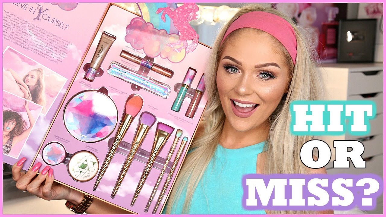 FULL FACE FIRST IMPRESSIONS | TARTE UNICORN MAKEUP COLLECTION