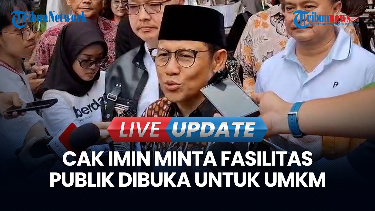 🔴 LIVE UPDATE | Menko Cak Imin Minta Fasilitas Publik Milik Pemerintah Dibuka untuk UMKM