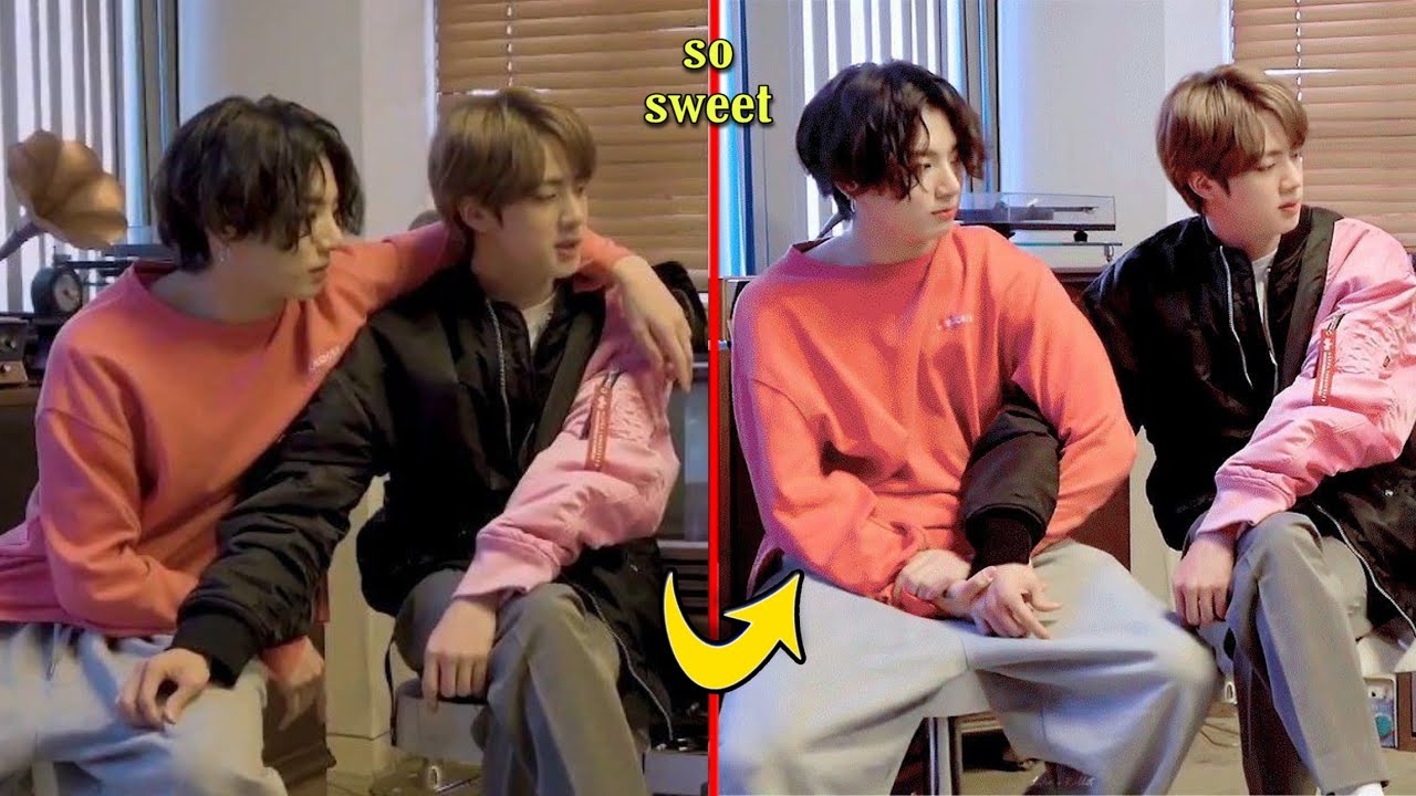 How Jungkook and Jin treat each other (jinkook)