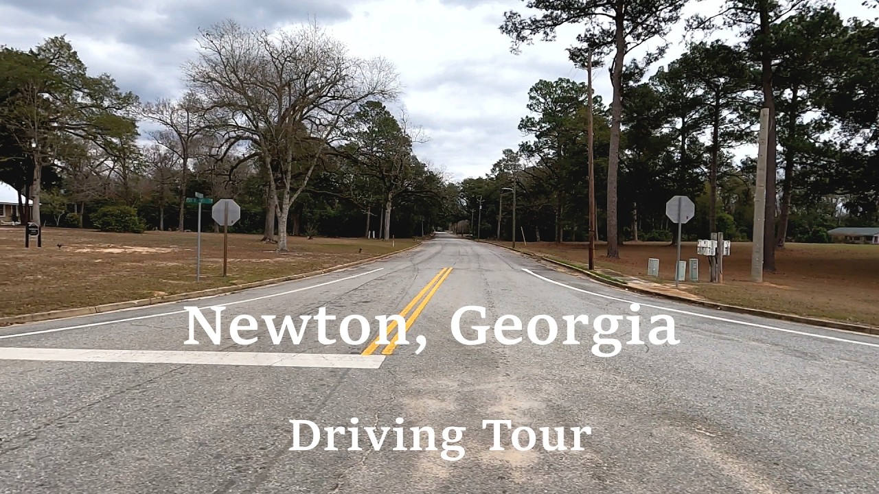 Newton, Georgia-County Seat of Baker County-Driving Tour