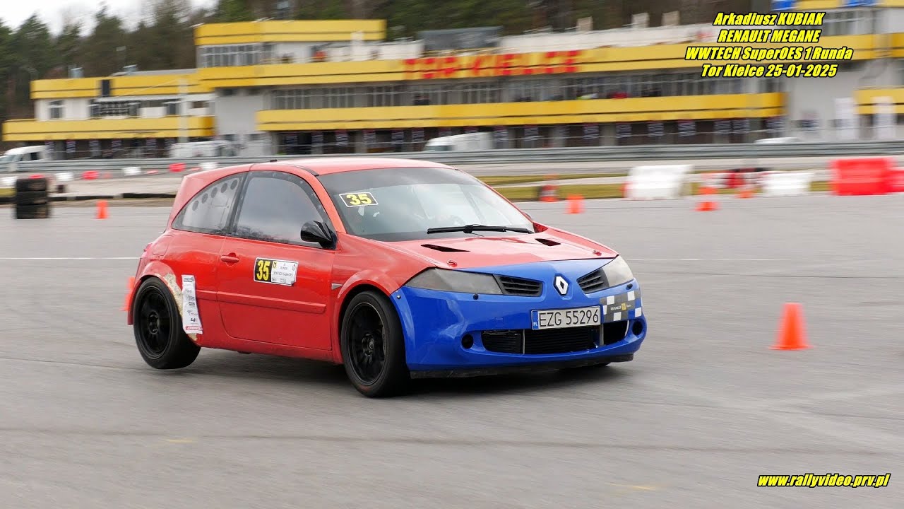 Arkadiusz KUBIAK - RENAULT MEGANE rs - WWTECH SuperOES 3 Runda Tor Kielce 15-03-2025