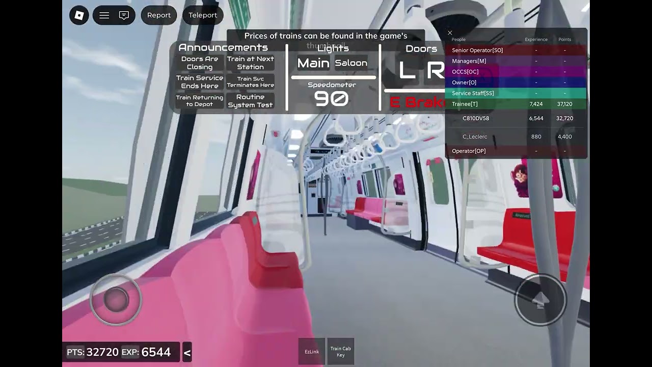 Roblox SPCC NSEWL 2024 KSF C151A 539/540 From NS8 Marsiling to NS7 Kranji 