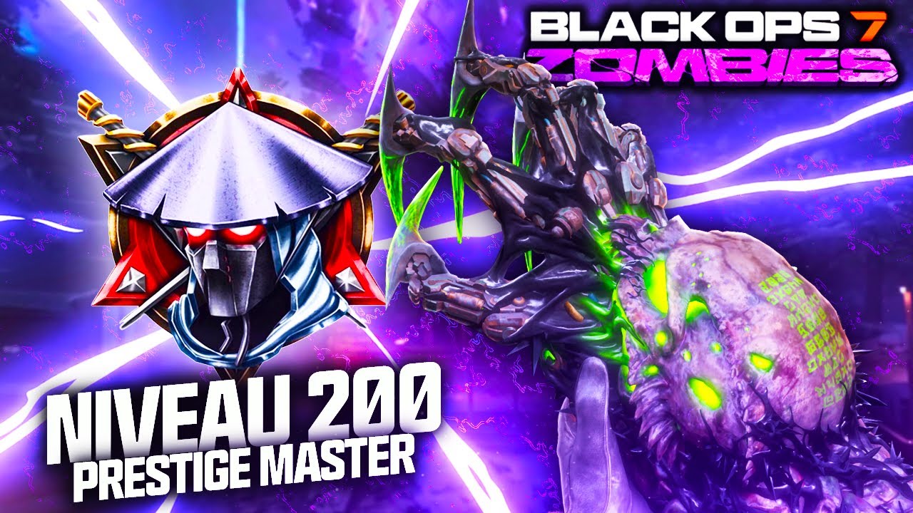 PASSAGE au NIVEAU 200 sur BLACK OPS 7 ZOMBIES 🧟‍♂️ (Road to Prestige Master Level 1000)
