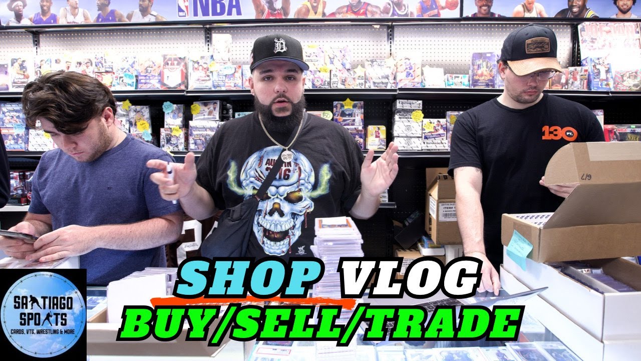 A DAY IN THE CARD SHOP VLOG ! $20K + Deals !