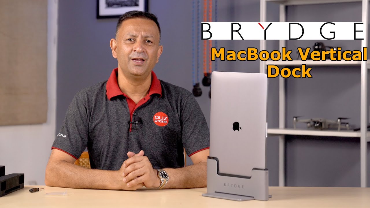 Brydge MacBook Vertical Dock for 15-INCH and 13-INCH MacBook Pro | Unboxing & Preview | Oliz Store