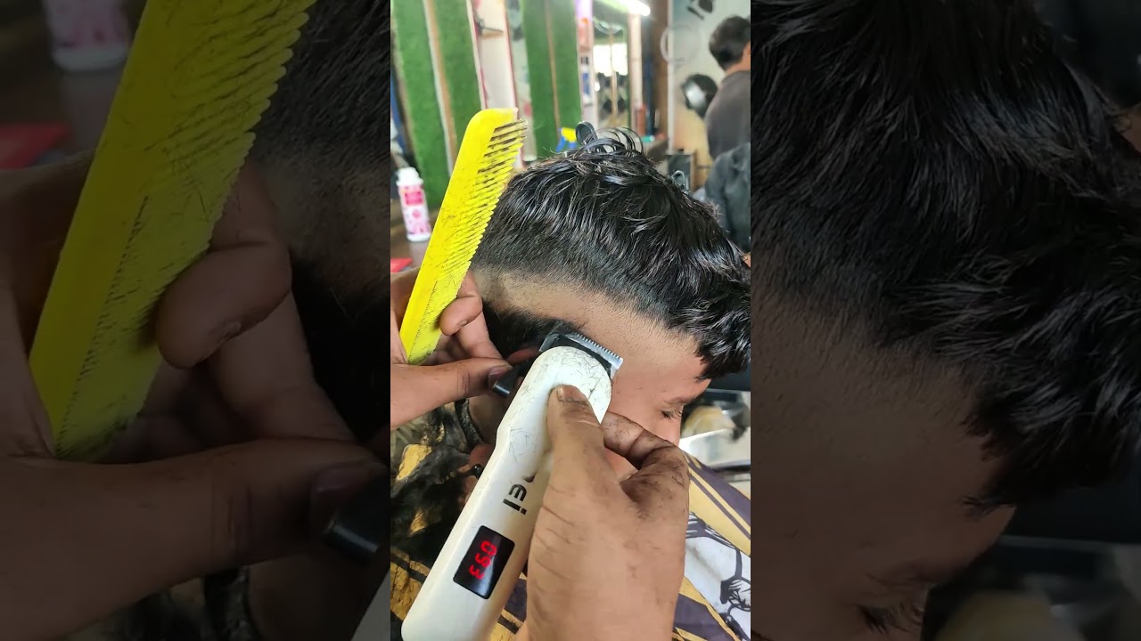 Парни 🔥Высокая стрижка "скин фейд" с волнистой верхней частью ✂️ 