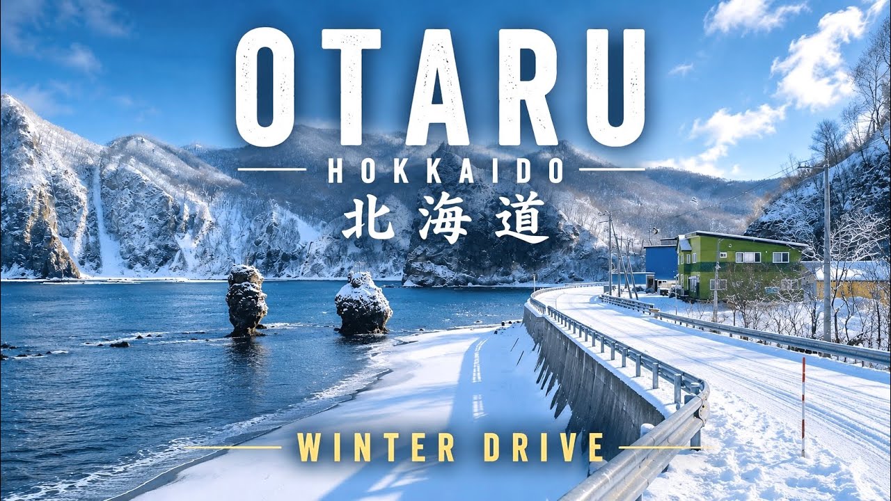 [ 北海道旅行 ] Hokkaido Winter Drive #2 | Sapporo to Otaru ( Day to Night )