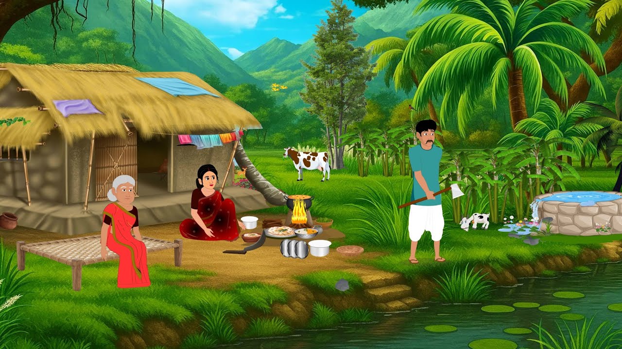 एक लकड़हरा की किस्मत | Ek Lakadhara Ki Kisamt | Hindi Kahaniya | Hindi story | Moral Cartoon 