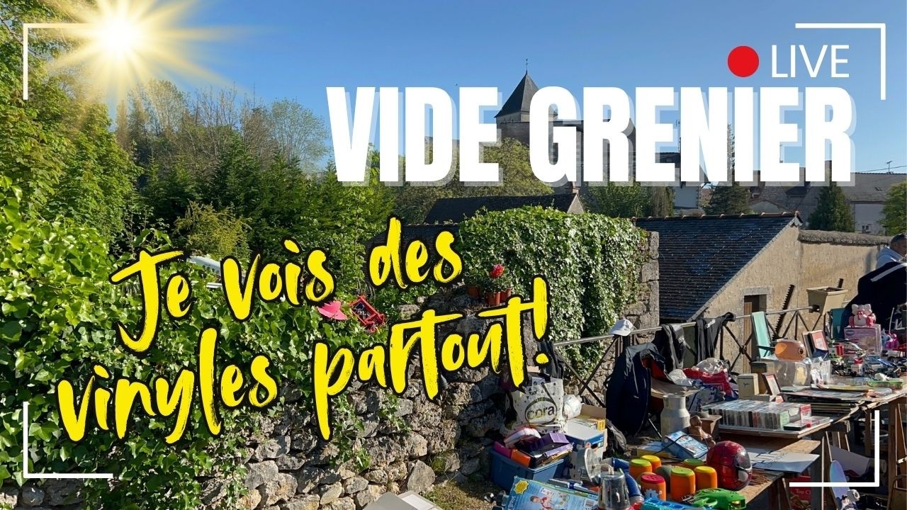 #233 - VIDE GRENIER LIVE - Du Funk au Rock, je vois des vinyles partout 😅😎🎶