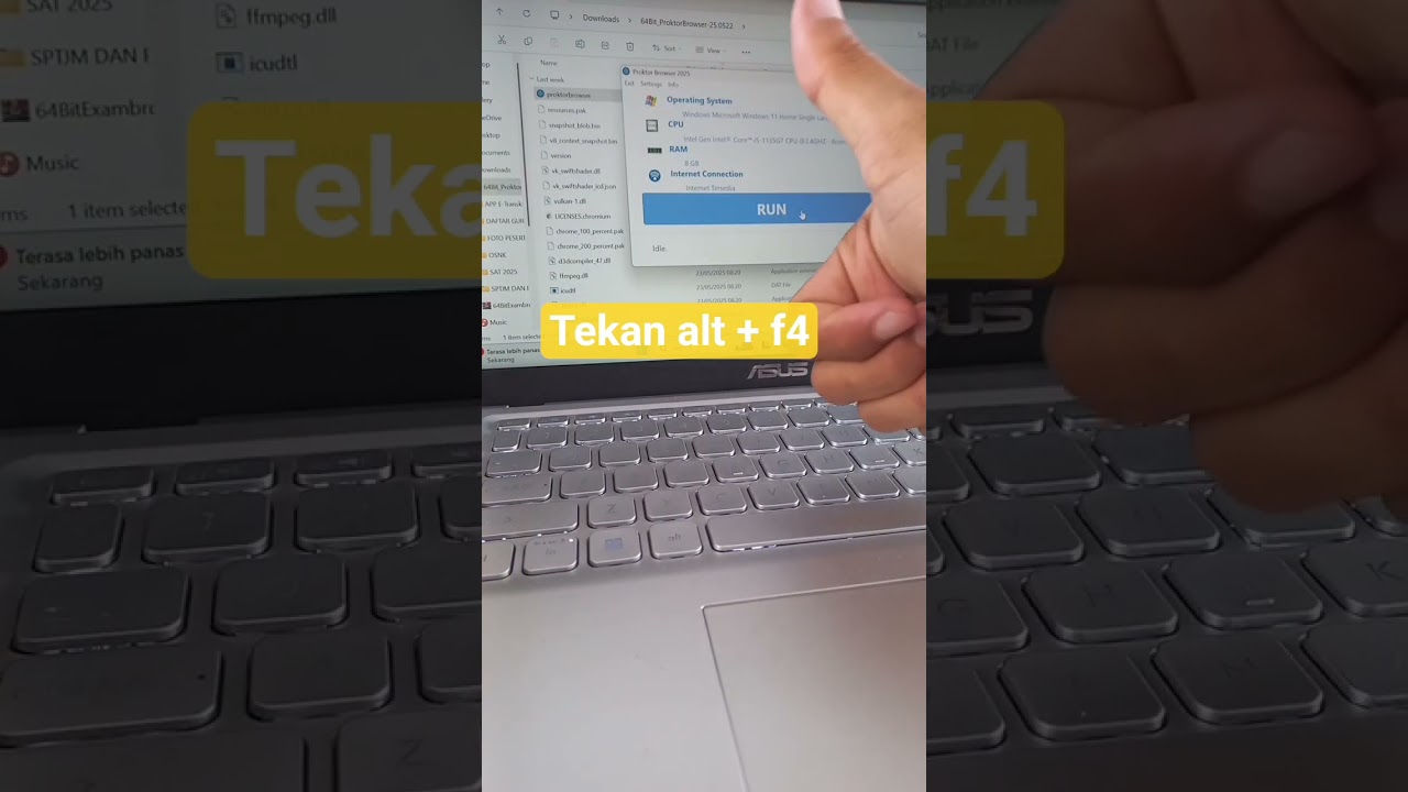 Cara Keluar Dari Aplikasi Proktor Browser 2025 ANBK dan OSN