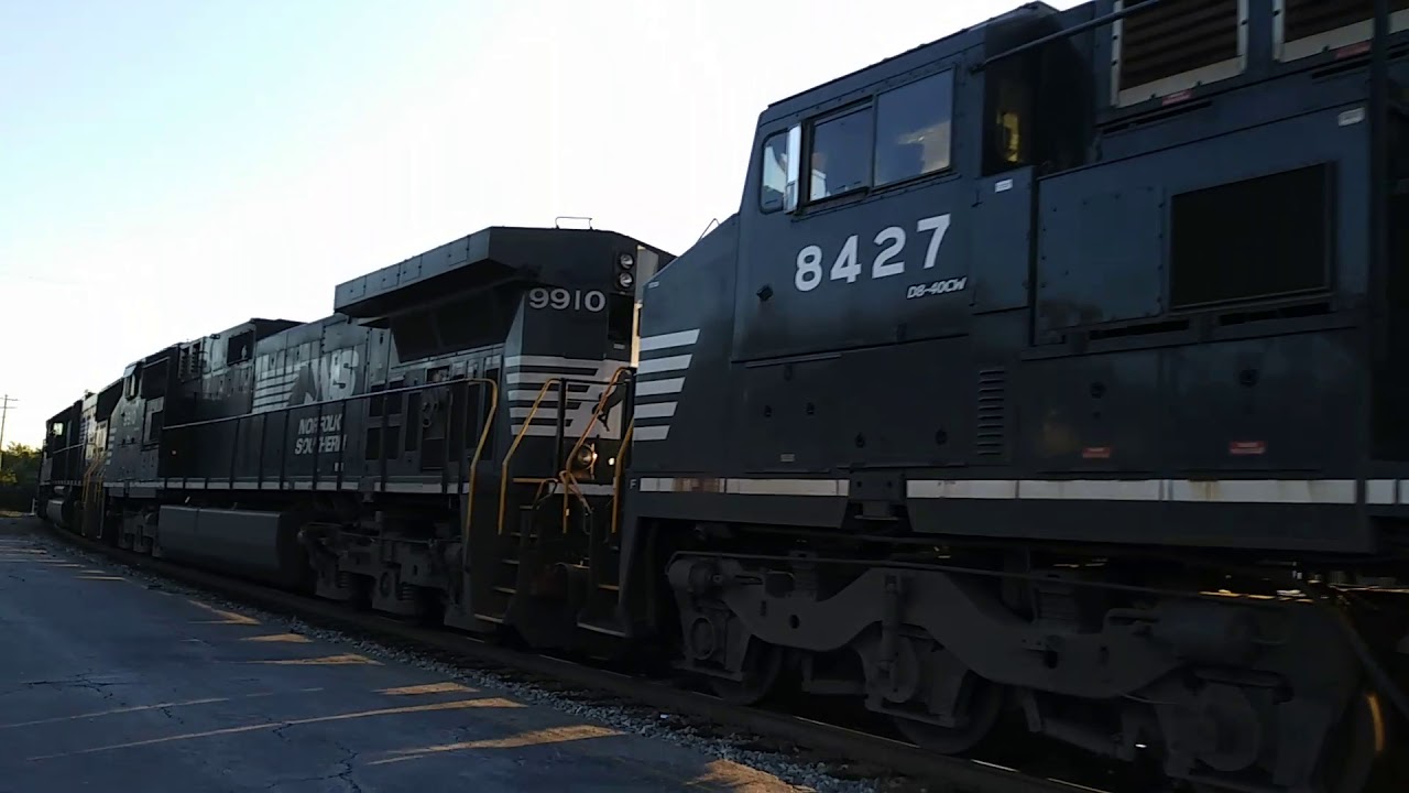 NS172 ARRIVES at Greenville station for a crew change.With a couple of interesting units.(1)
