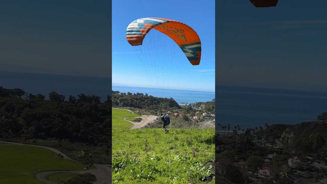 Learning to paraglide is hilarious