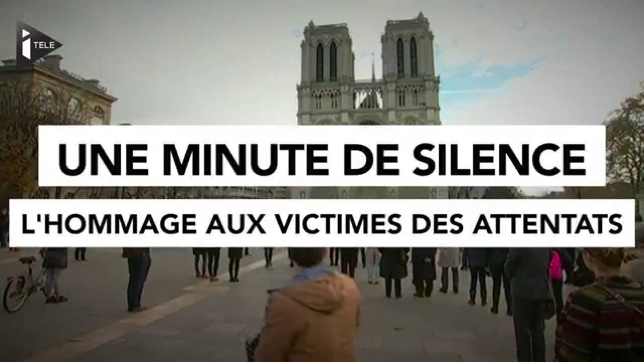Pendant une minute de silence, la France s'est fig&eacute;e