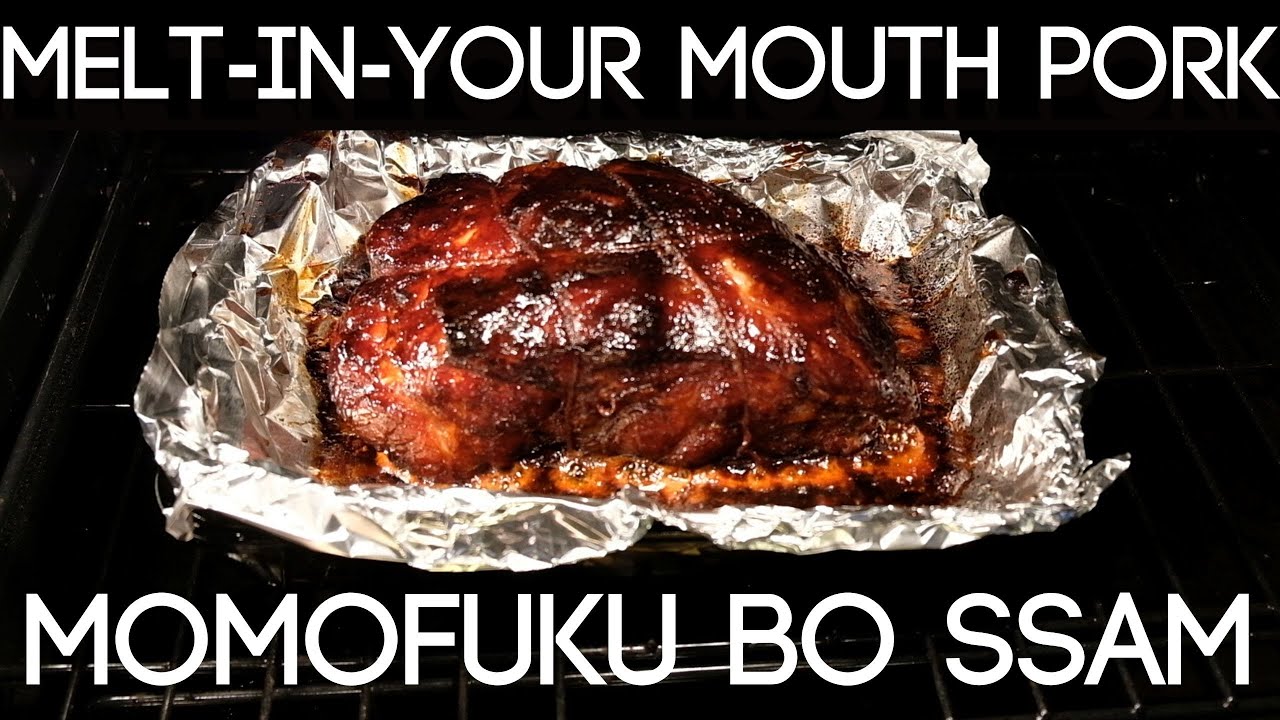 Slow-Cooked Pork Shoulder | Momofuku Bo Ssam (Bossam)