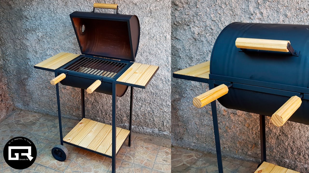 COMO HACER un ASADOR CASERO / BARREL BARBECUE SMOKER