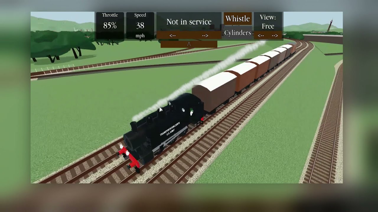 GREENLAND! - BLACK TRAINZ! - TRANSPORT CORPS USA TRAIN -  ROBLOX