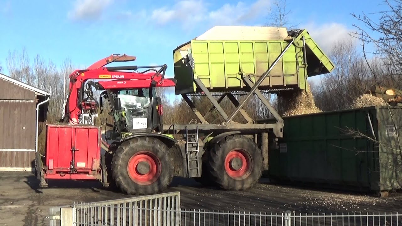 Lohnunternehmen Mikus Claas Xerion u. Ufkes Greentec Hacker