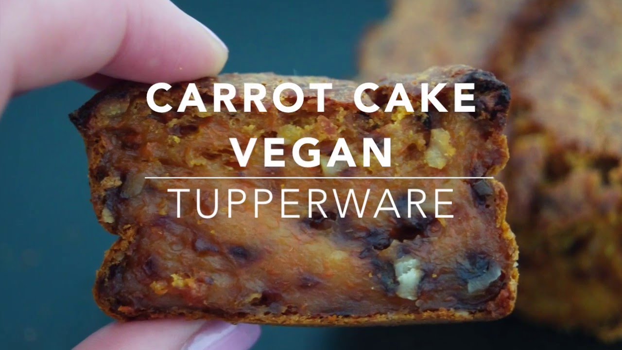Recette tupperware : carrot cake vegan