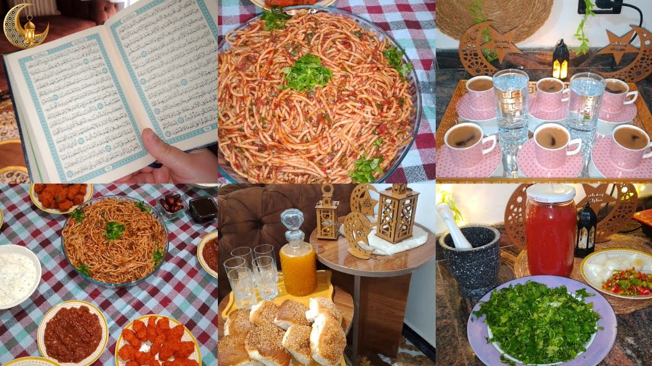 تحضير الإفطار مع ماما واختي🌙يوم من ايام رمضان المبارك،✨الوضع في سوريا،