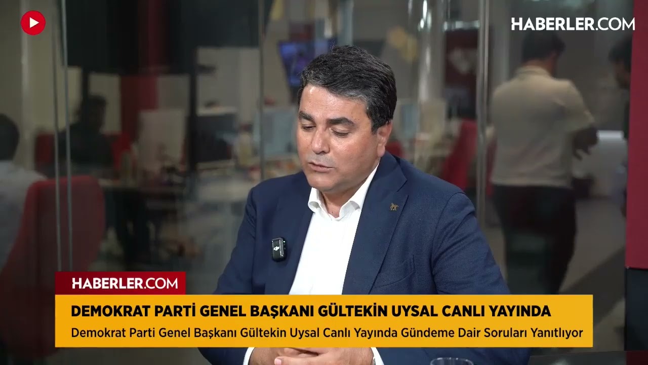 DP Genel Başkanı Gültekin UYSAL Haberler.com Canlı Yayınında Melis Yaşar’ın konuğu oldu. 18.08.2025