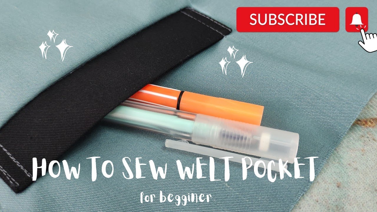 Tutorial Poket Welt/Welt Pocket Stitching