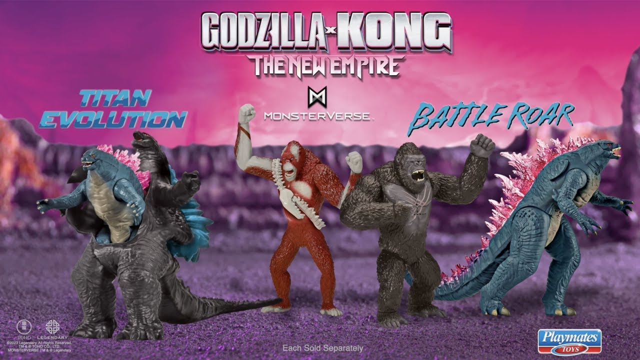 Godzilla x Kong The New Empire Deluxe Figures Commercial &ndash; 30sec