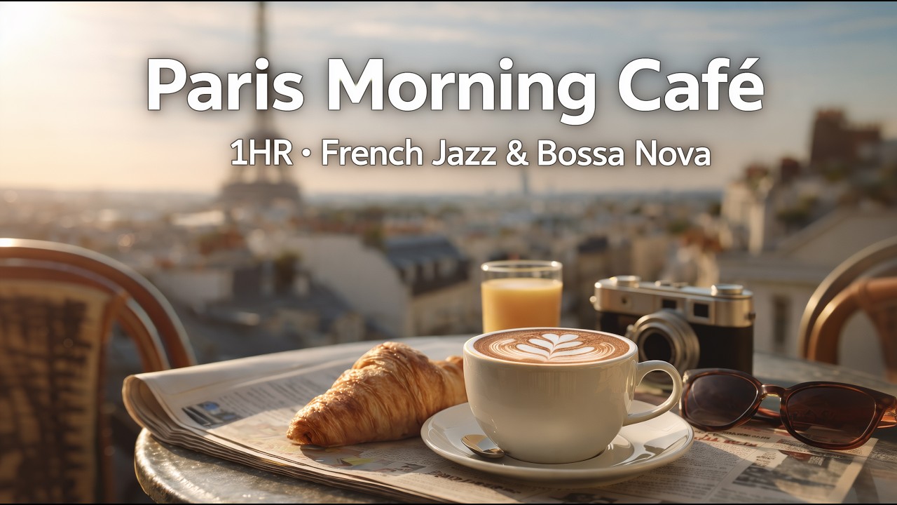 Paris Morning Café Vol.1 | 1 Hour Relaxing French Female Vocals | Chill Music for a Quiet Morning