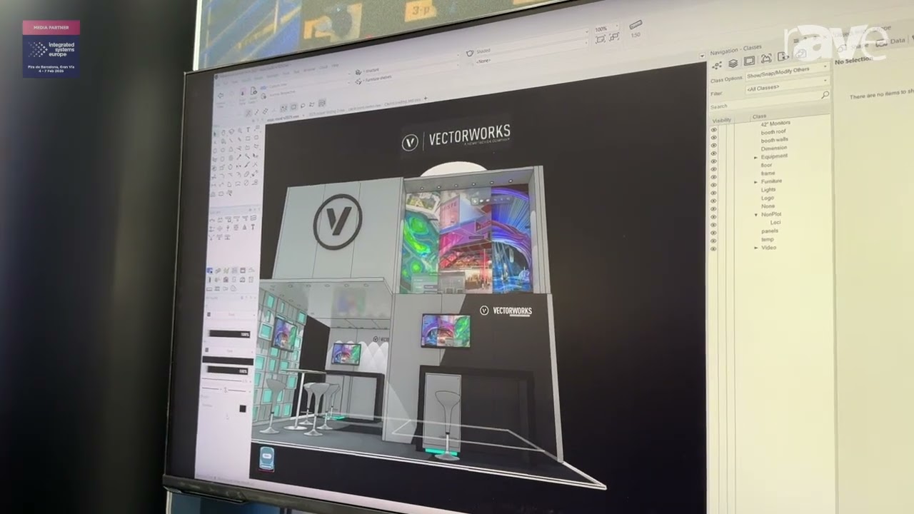 ISE 2025: Vectorworks Demos Spotlight, an Event and Lighting Project Design Software