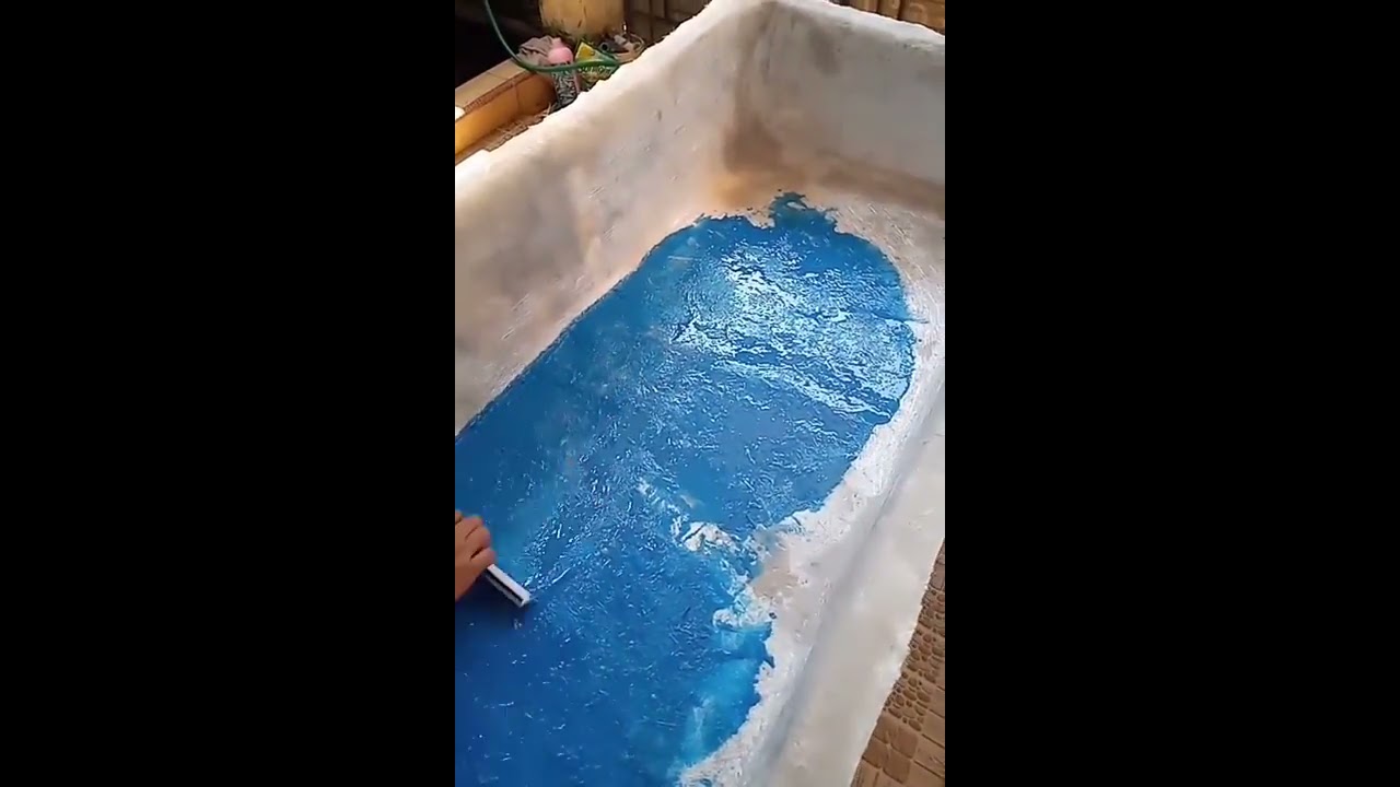 Membuat bak fiber kolam ikan tanpa cetakan | bagian 3
