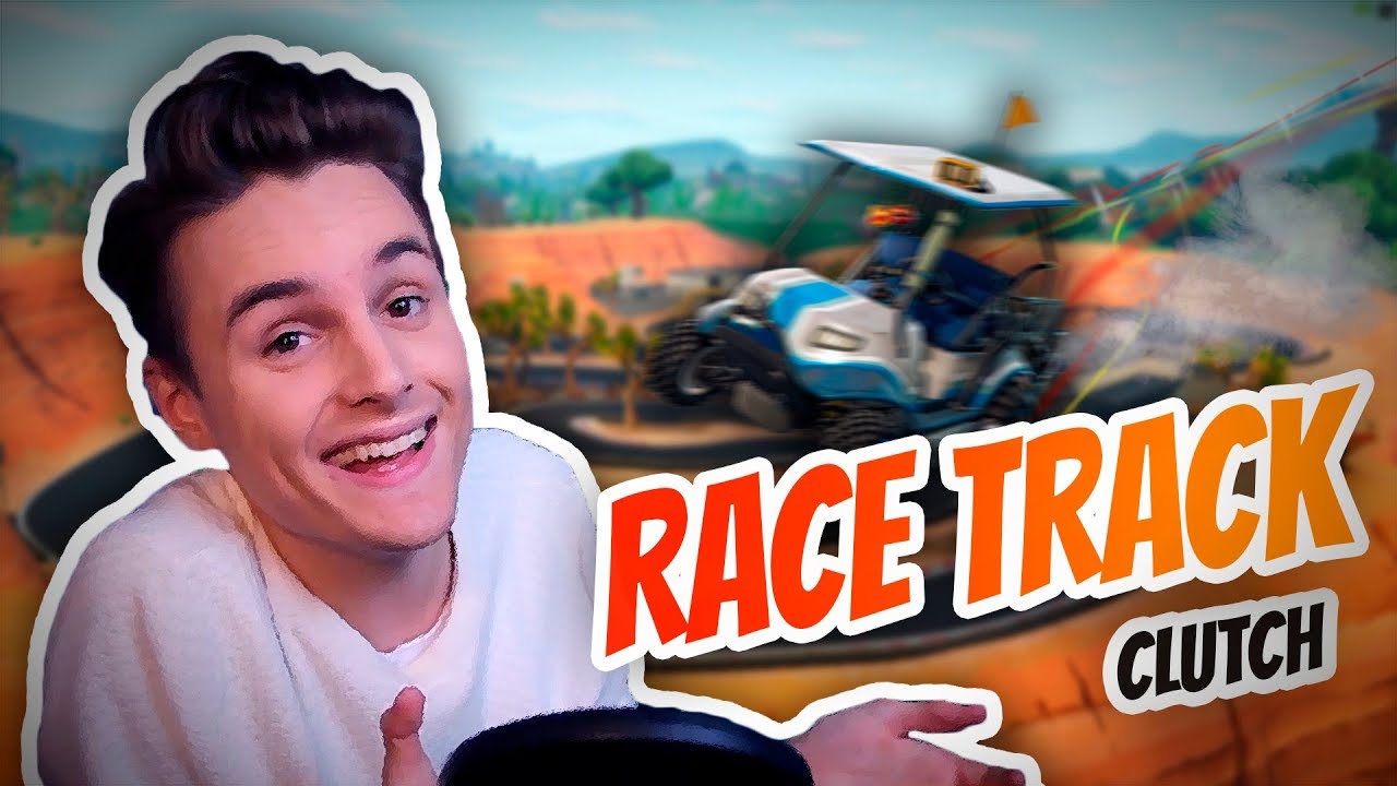 RACE TRACK CLUTCH! | Norsk Fortnite