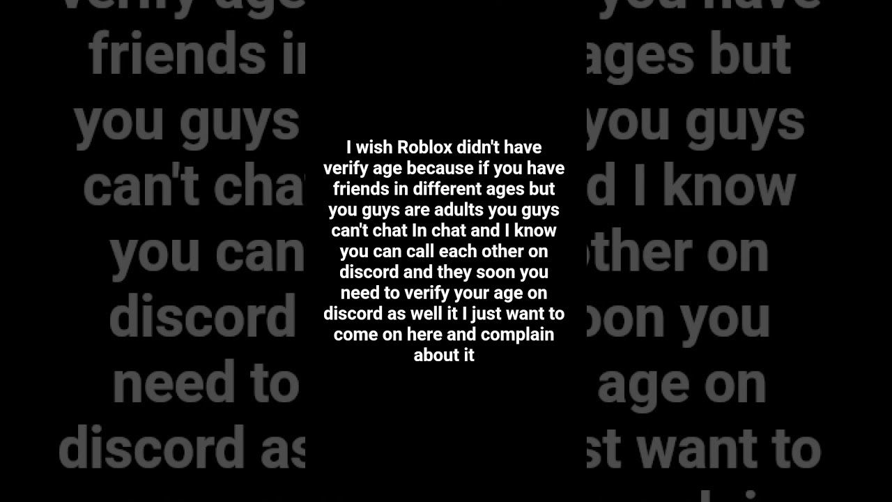 soon you need to verify your age on discord and on Minecraft
