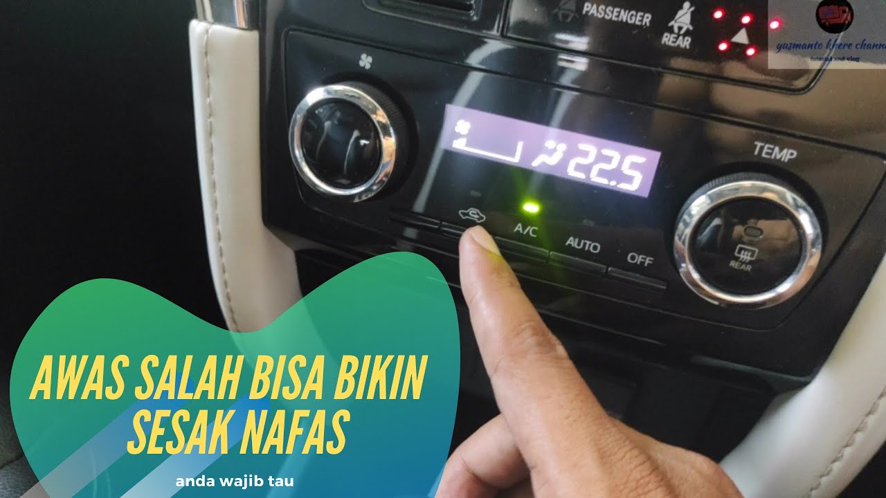 Cara mengaktifkan dan mengatur suhu AC mobil toyota rush trd sportivo