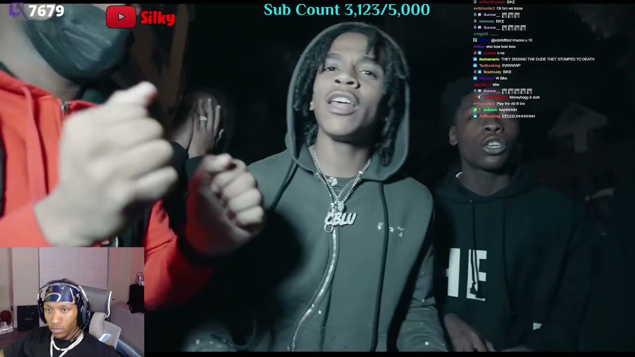 Silky Reacts To C Blu x Set Da Trend - No Ozone Pt 2 (Shot By KLO Vizionz) (Music Video)