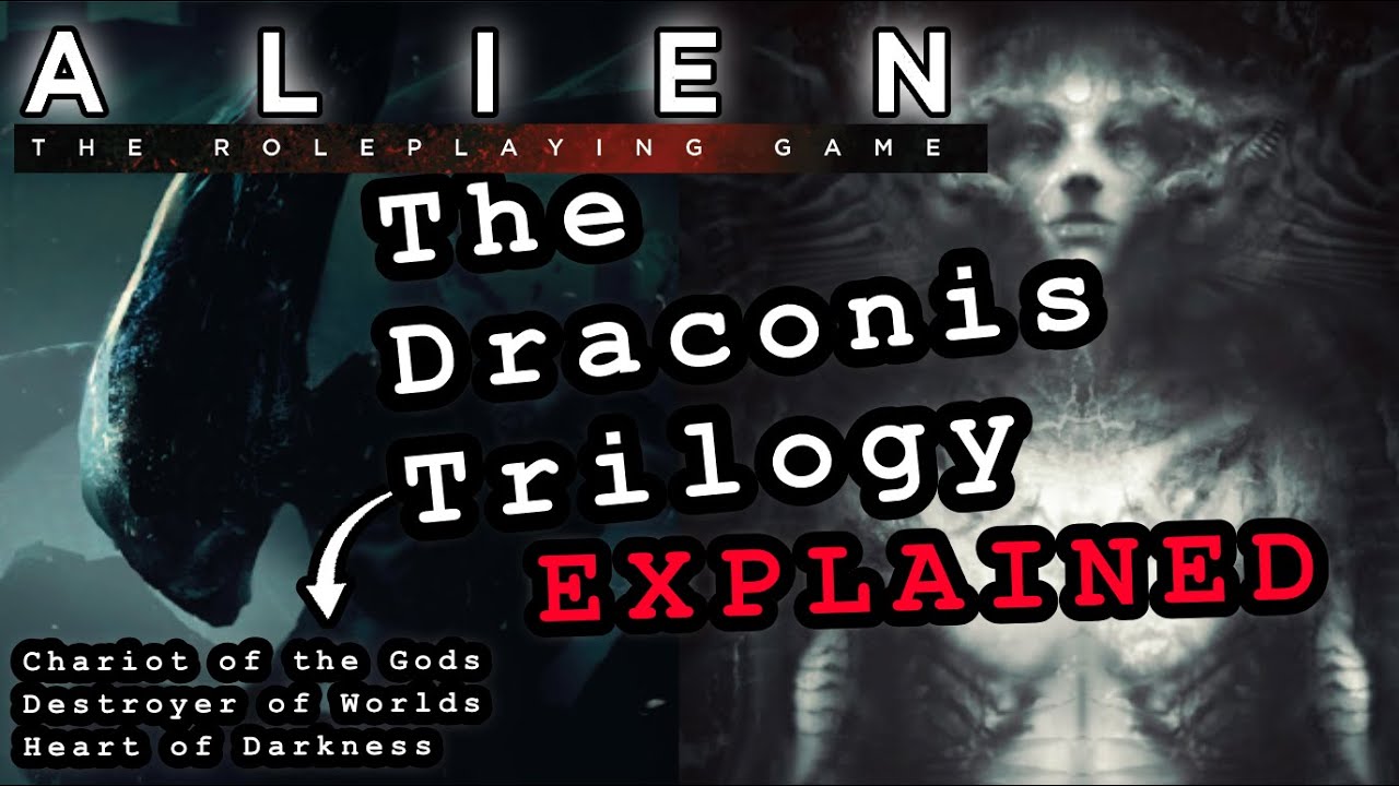 Let’s dissect 3 Alien RPG scenarios: Chariot of the Gods + Destroyer of Worlds + Heart of Darkness