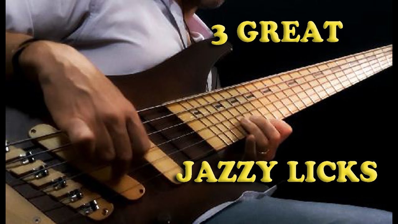 3 SICK BASS LICKS LESSON ( for Jazz, Blues and Gospel)