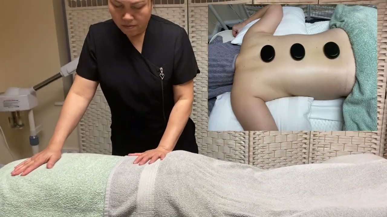 วิธีการนวดด้วยหินร้อน Hot stone massage @chnorzy @relaxing