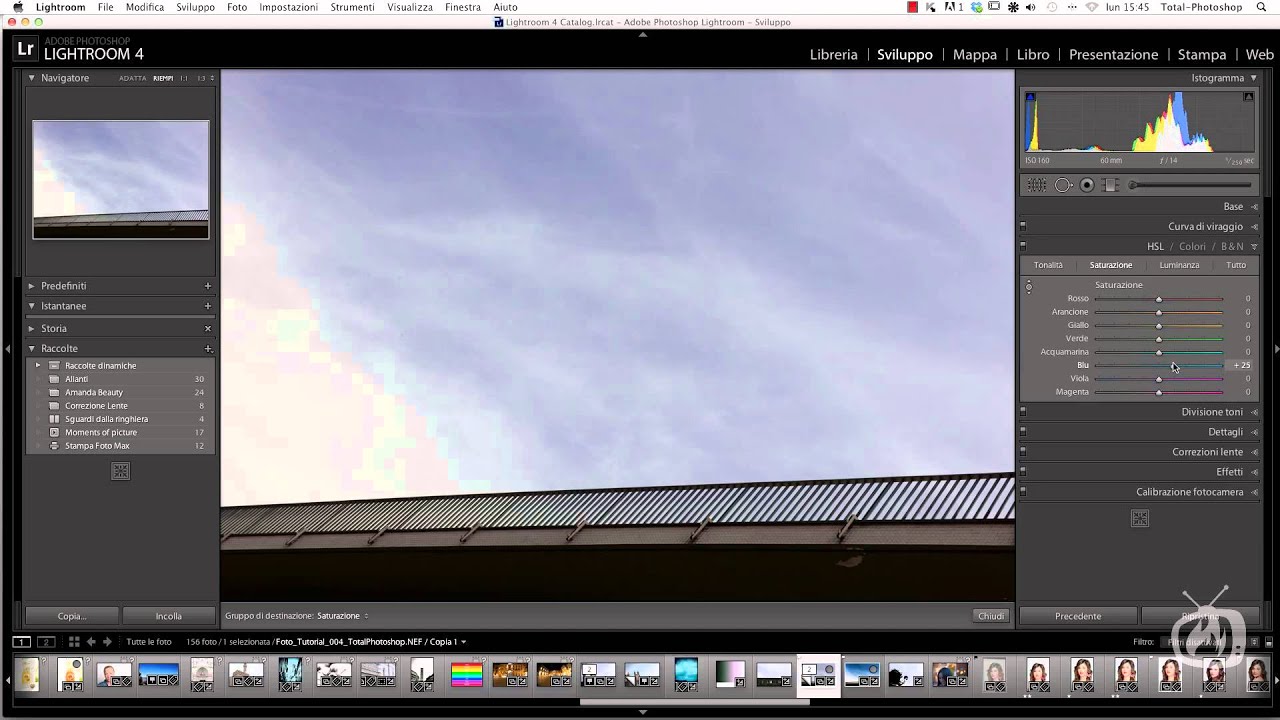 Lightroom 4 - Correggere il colore del cielo