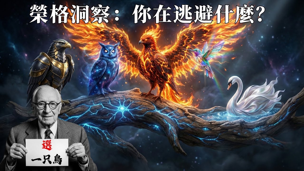 準到發毛！榮格潛意識掃描：選一隻「靈魂之鳥」，看穿你身體隱藏的焦慮與恐懼 🦅🦉