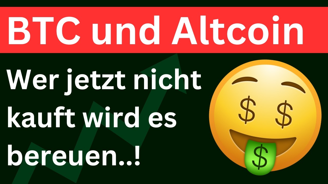 Bitcoin und Altcoins.. Wer jetzt nicht kauft wird wieder nicht dabei sein!