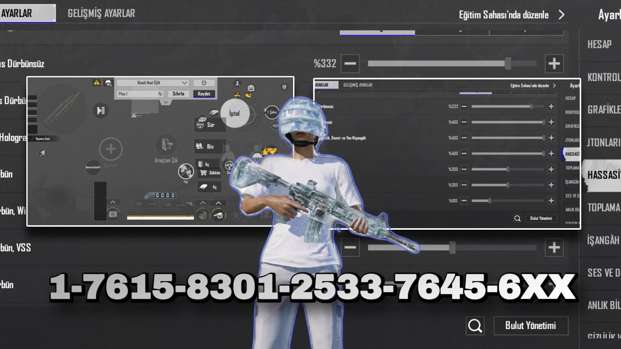 HER CİHAZA OLACAK YENİ HASSASİYET VE KONTROL AYARLARIM ! YAPMANIZ GEREKEN TÜM AYARLAR | PUBG MOBİLE